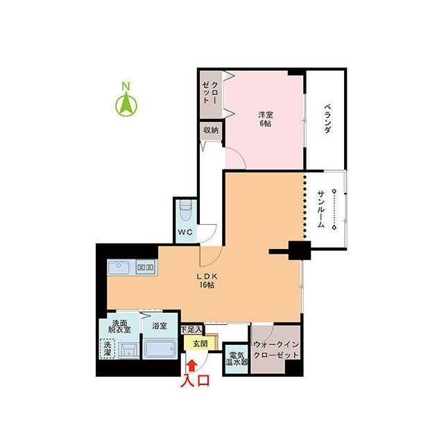 Sun Bloomの間取り