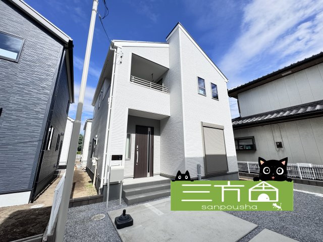 新築　高崎市石原町第24　Livele Garden.S　4号棟の外観|現地写真　完成しました！ご内覧等、お気軽にお問合せください♪　							
