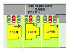 仲介手〇料不要　よかタウンBloom合志市合生３期【西合志中央小・西合志中】の区画図