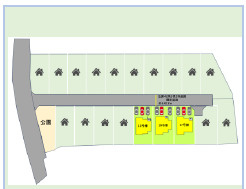 仲介手〇料不要　よかタウンBloom合志市合生３期【西合志中央小・西合志中】の区画図