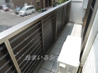 メゾン・ド・プルメリア　Ⅱのバルコニー|明るいバルコニー