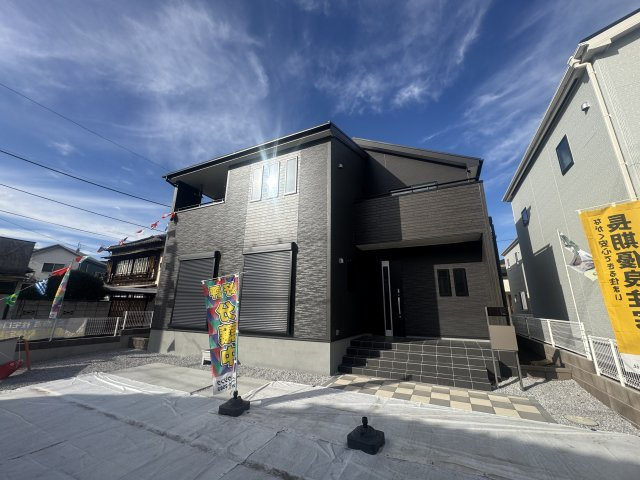 新築　高崎市石原町第24　Livele Garden.S　5号棟の外観|現地写真　2025年10月完成しました！ご内覧等、お気軽にお問合せください♪　							
