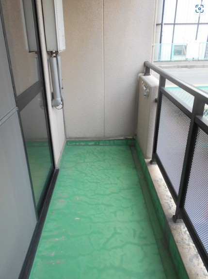 ローズハイムとくまるのバルコニー