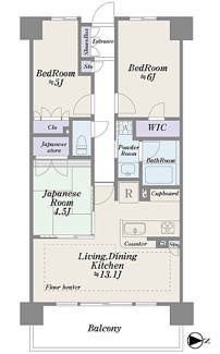 【間取り】 | サンクレイドル浦和別所