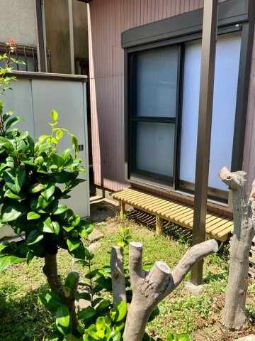 坂本町戸建の庭