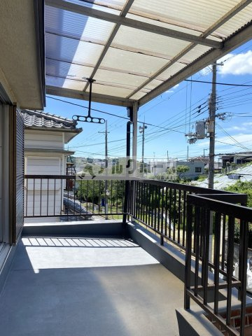 【ペット楽住管】ポルックス戸建て田辺2丁目のバルコニー