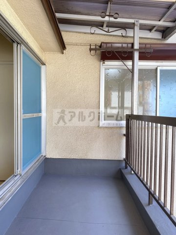 【ペット楽住管】ポルックス戸建て田辺2丁目のバルコニー
