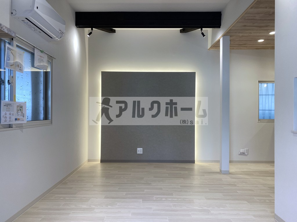 【ペット楽住管】ポルックス戸建て田辺2丁目の居間・リビング