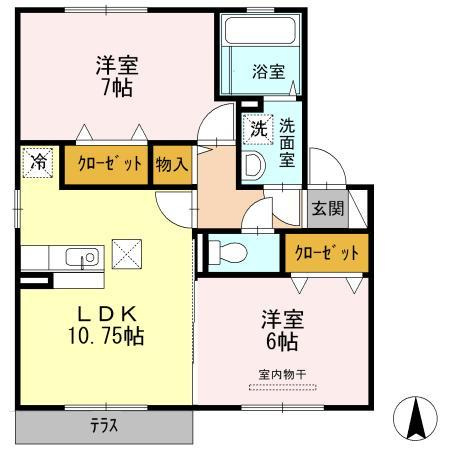 メゾン・ラフィーネの間取り