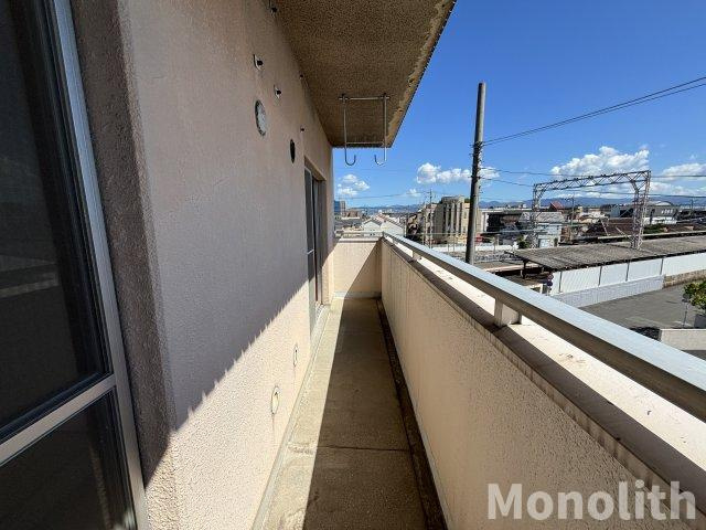 ロイヤルコーポ忠岡のバルコニー