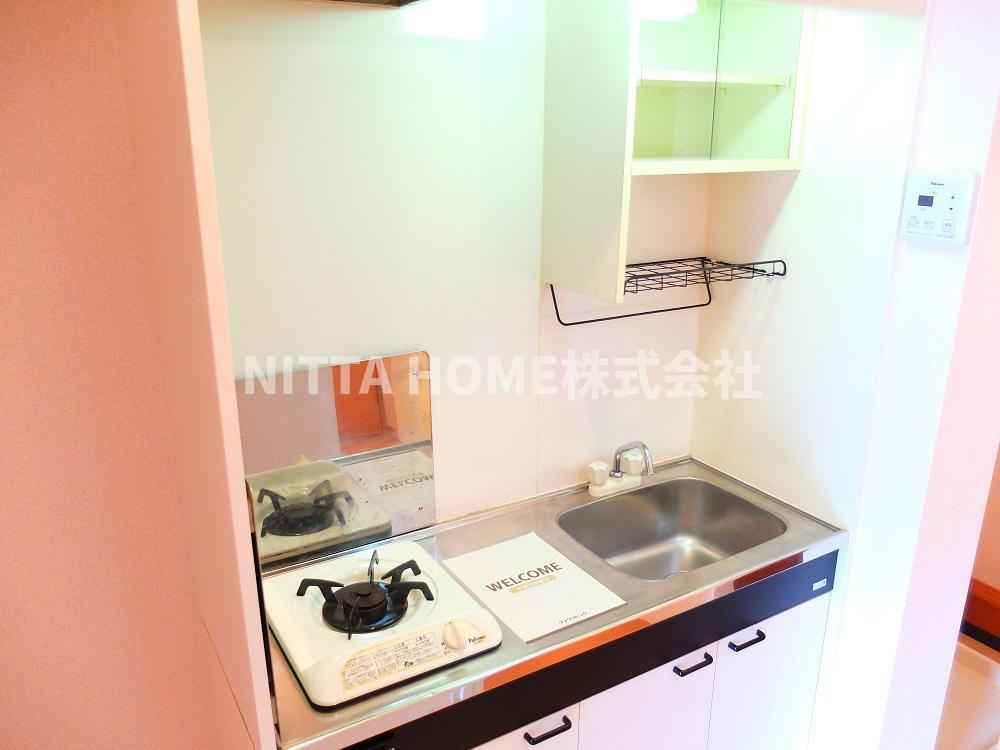 ピュアライフ　Ａ棟のキッチン|ガスコンロ付キッチン☆