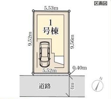 仲介手数料無料　横浜市南区堀ノ内町２丁目の区画図