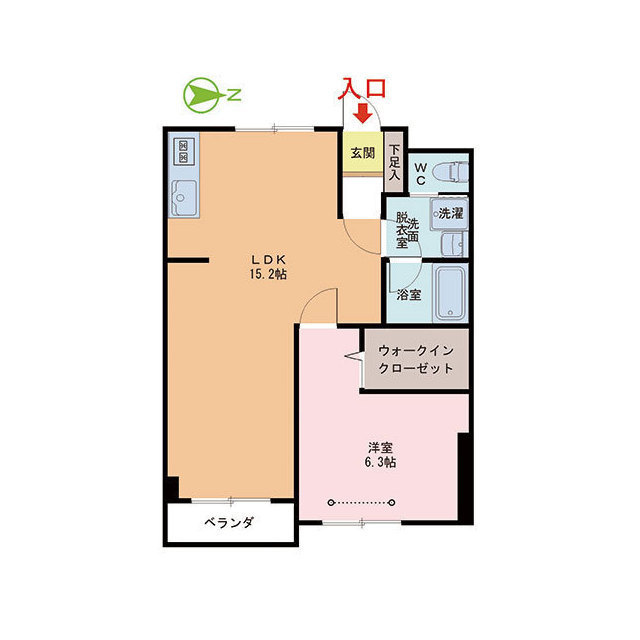 サンクレフォート大宮の間取り