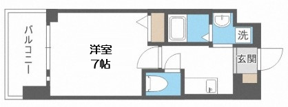 【間取り】 | S-FORT難波西