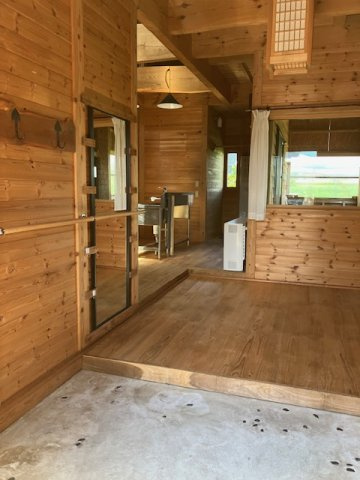 稲吉貸家の玄関|ゆったりとした玄関