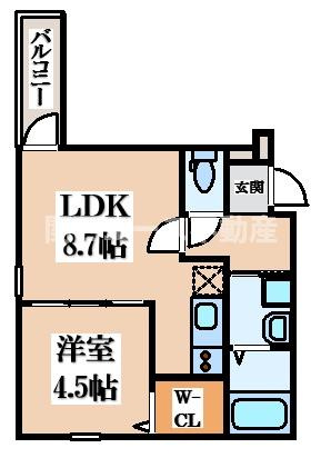【間取り】 | フジパレス野崎Ⅱ番館