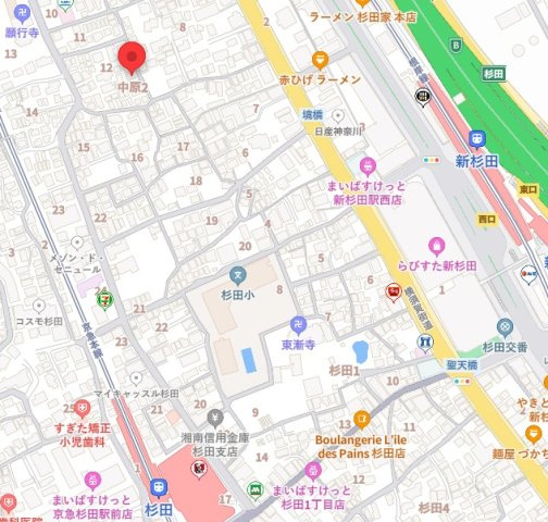 ノワール新杉田の地図