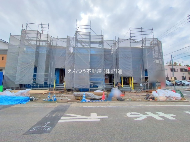 打中3期の前面道路含む現地写真