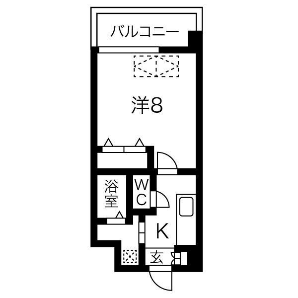 スプランディッド新大阪DUEの間取り