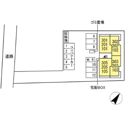 【区画図】 | D-residence多治米東N