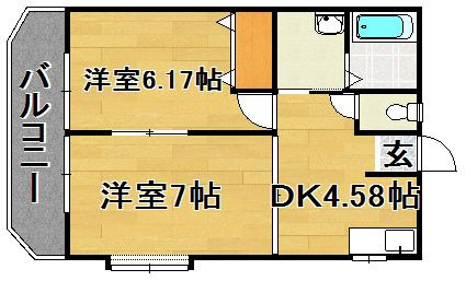 泉ハイツの間取り