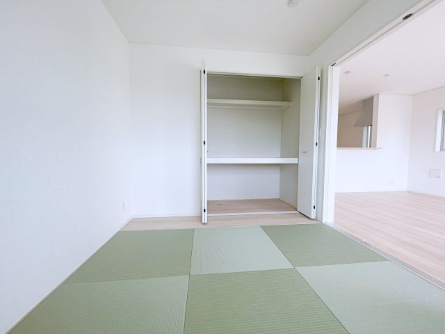 新築戸建・建売　深谷市武蔵野　CRADLE GARDEN　全3棟の和室|用途に応じてアレンジのできる洋風も取り入れた和室！