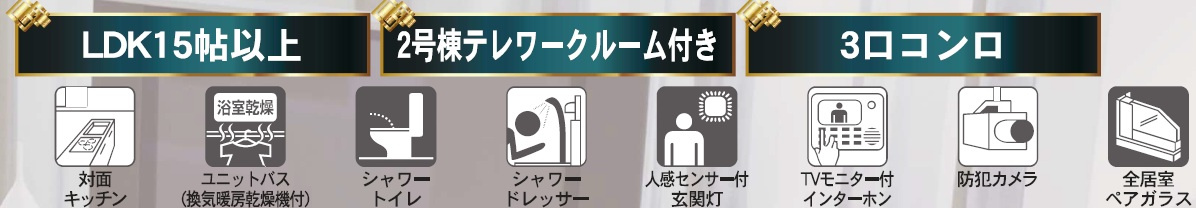 新築戸建・建売　深谷市武蔵野　CRADLE GARDEN　全3棟の設備