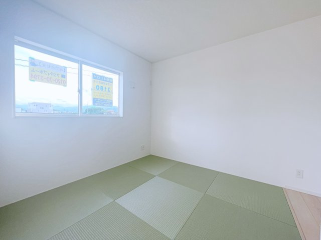 新築戸建・建売　深谷市武蔵野　CRADLE GARDEN　全3棟の和室|畳は足触りがいいので裸足で歩いても気持ちがいいです！