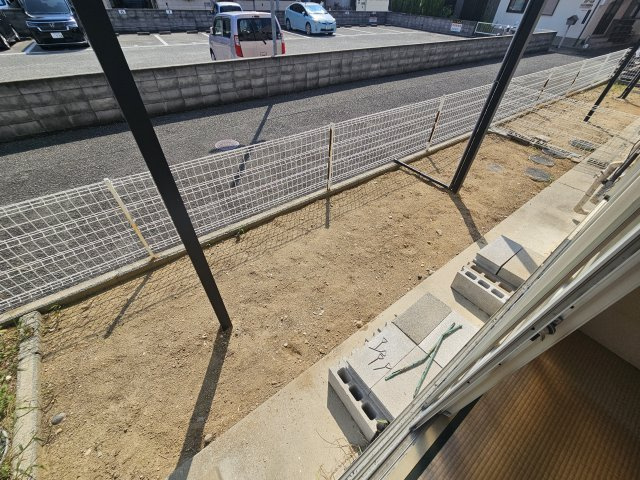 ウィンディアA棟のバルコニー