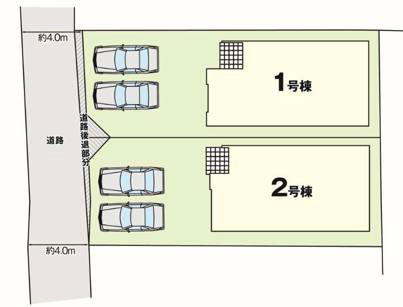 ケイアイエルデ／東区尾ノ上１期／１号棟の区画図