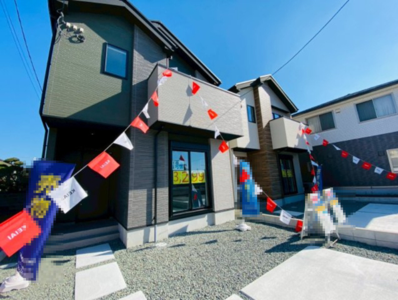 ケイアイエルデ／東区尾ノ上１期／１号棟の前面道路含む現地写真