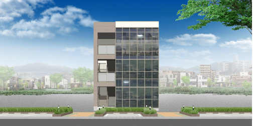 福海帆満禮館の外観パース