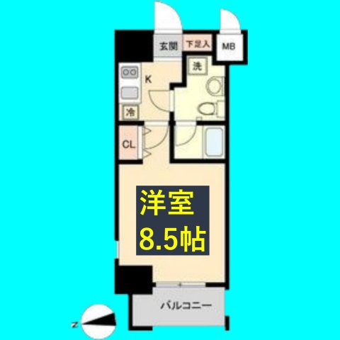 ASレジデンス上前津の間取り