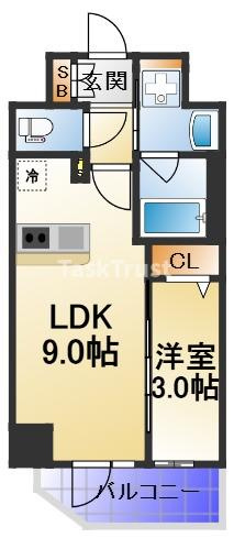 【間取り】 | エステムコート堺筋本町