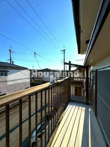 新田広芝戸建のバルコニー