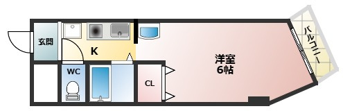 コート・サラ2の間取り|間取り