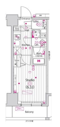 ガーラ・グランディ横濱関内の間取り