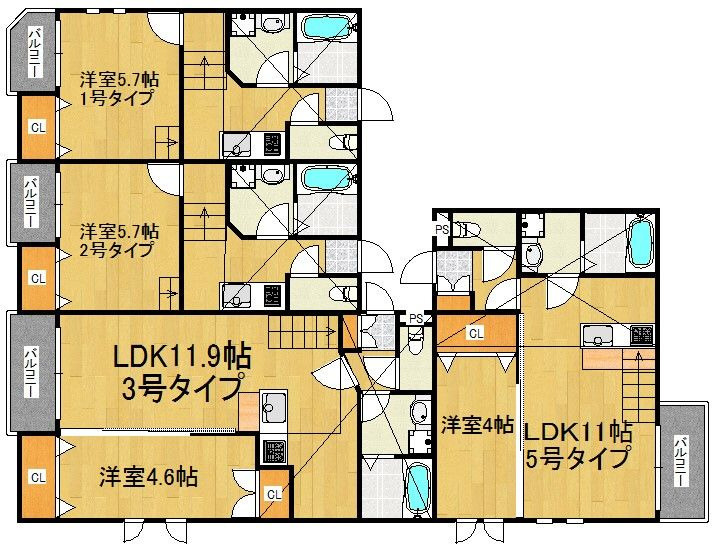 Ampio千早南の間取り