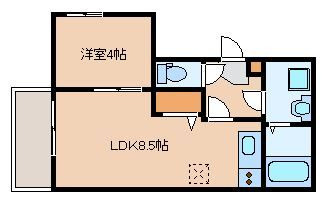 ムートン千早の間取り
