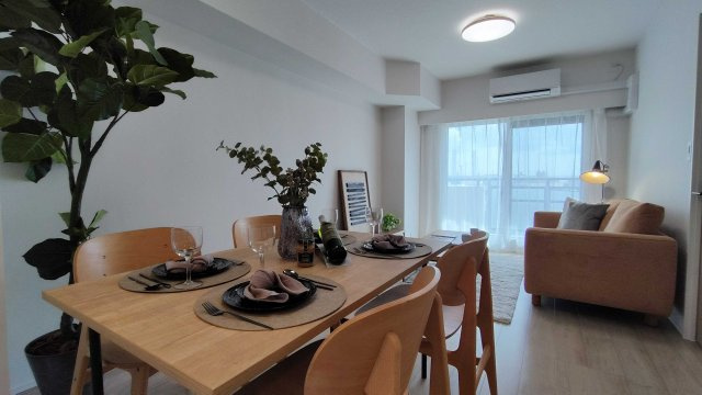 クリオ新子安六番館の居間・リビング|日当りも良く明るい空間になります。