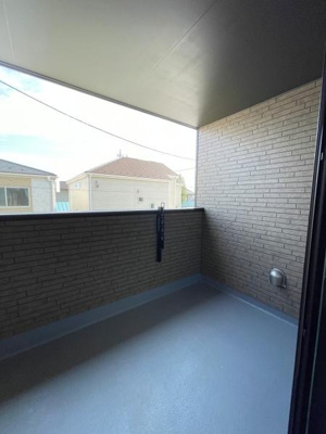 【バルコニー】 | 前橋市天川大島町B号棟 | 天井付きバルコニー