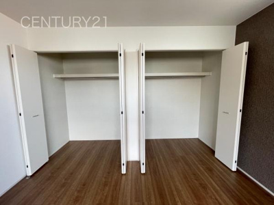 【収納】 | 前橋市天川大島町B号棟 | ハンガーパイプ付きクローゼットです。