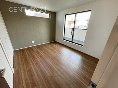 【洋室】 | 前橋市天川大島町A号棟 | ２面採光の明るい洋室です。