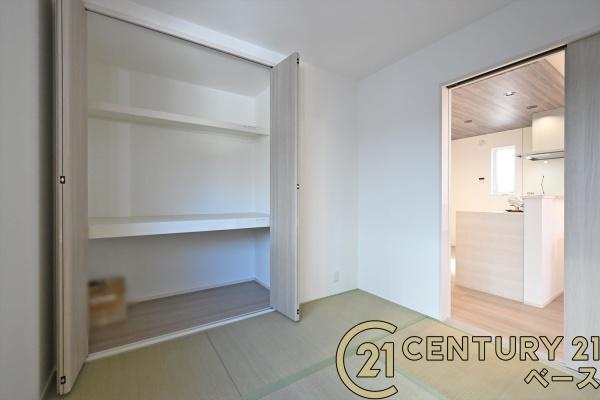 奈良市千代ケ丘１丁目 １号棟 ／新築一戸建の和室|■現地撮影写真■ほっこり落ち着ける和室！客間としてもご利用いただけます！