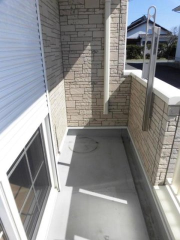 ベル・レベッカのバルコニー|陽当たり良好なバルコニーです