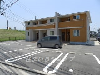 広島市安佐北区可部南１丁目のアパートの駐車場