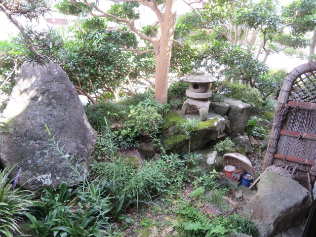 桟敷大嶋邸の庭|お庭でゆったりと過ごせます