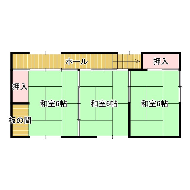 稲畑中古戸建（農地付き）の間取り
