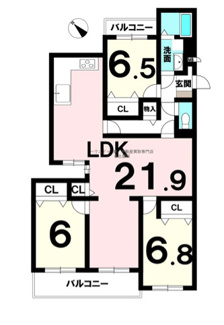 【間取り】 | 【東山台スカイマンション】✨️仲介手数料無料✨️西山小学校・神丘中学校