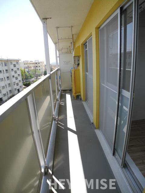 ビレッジハウス福田本町2号棟のバルコニー|※類似間取りの別のお部屋の写真です※